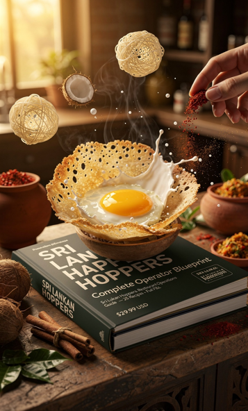 Sri Lankan Hoppers Restaurant Operations Guide — 28 Recipes + Full P&L