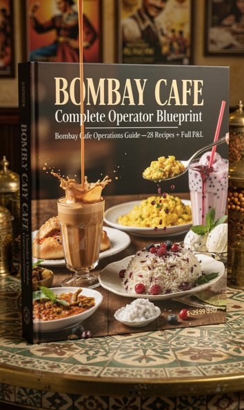Bombay Caffe© Restaurant Operations Guide 28 Recipes + Full P&L
