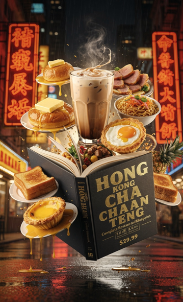 Hong Kong Cha Chaan Teng Restaurant Operations Guide — 28 Recipes + Full P&L