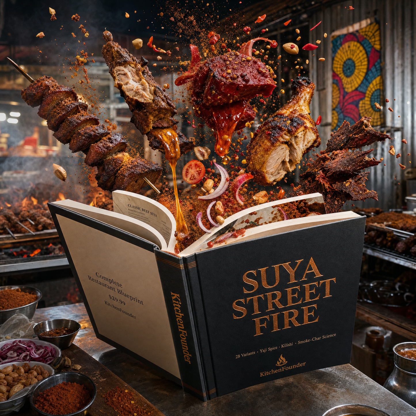 Suya Street Fire - Nigerian Cuisine